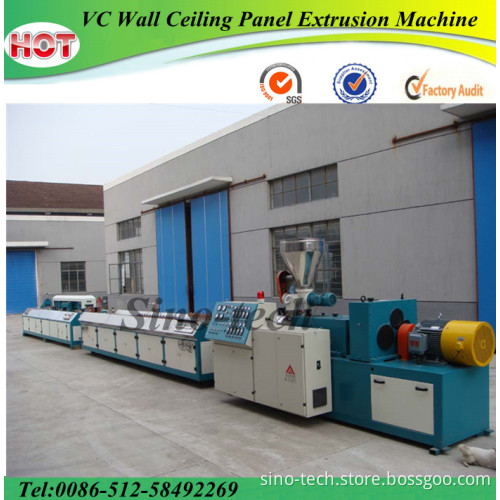 PVC Cable Trunk Making/Extrusion Machine